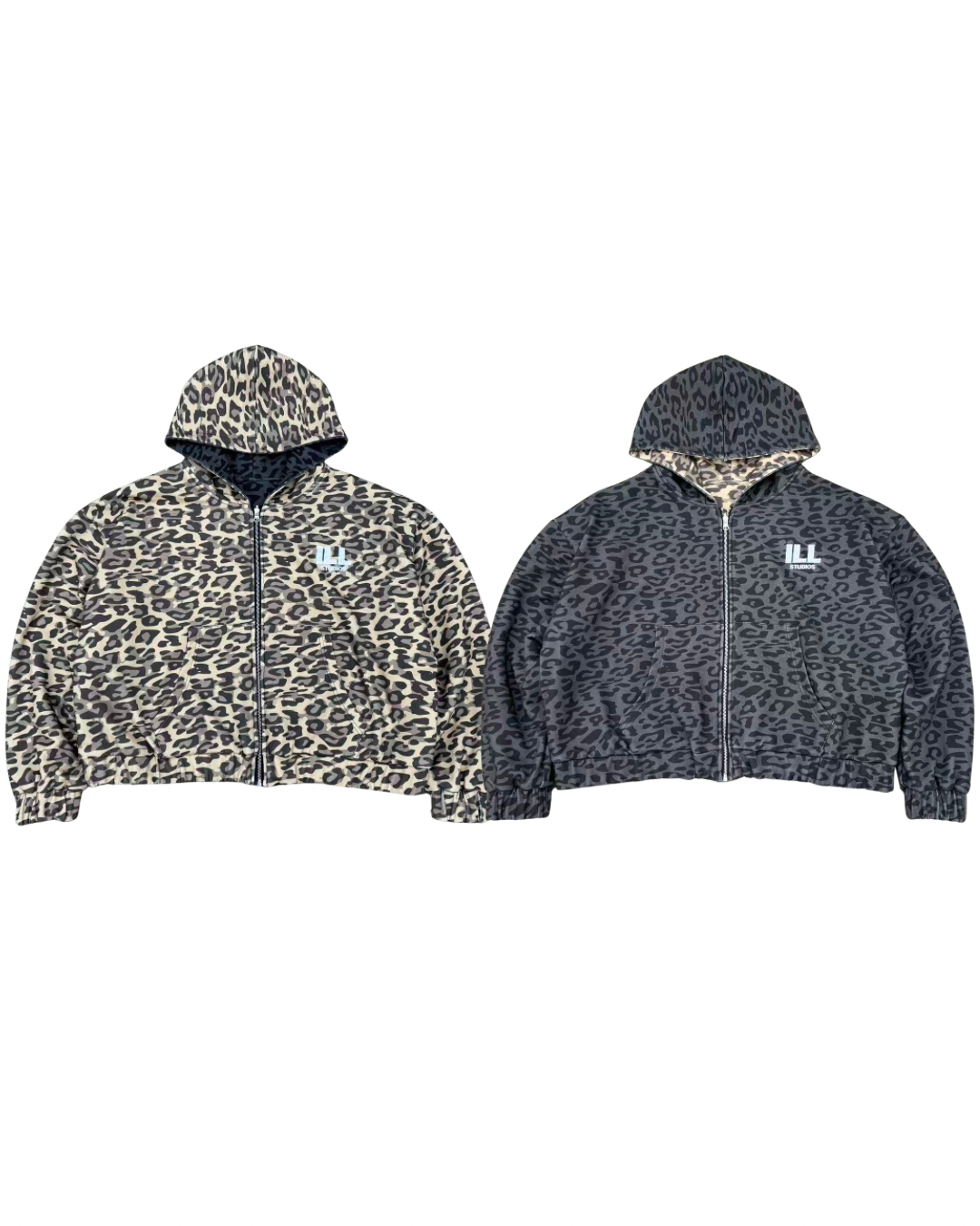 Reversible leopard jacket