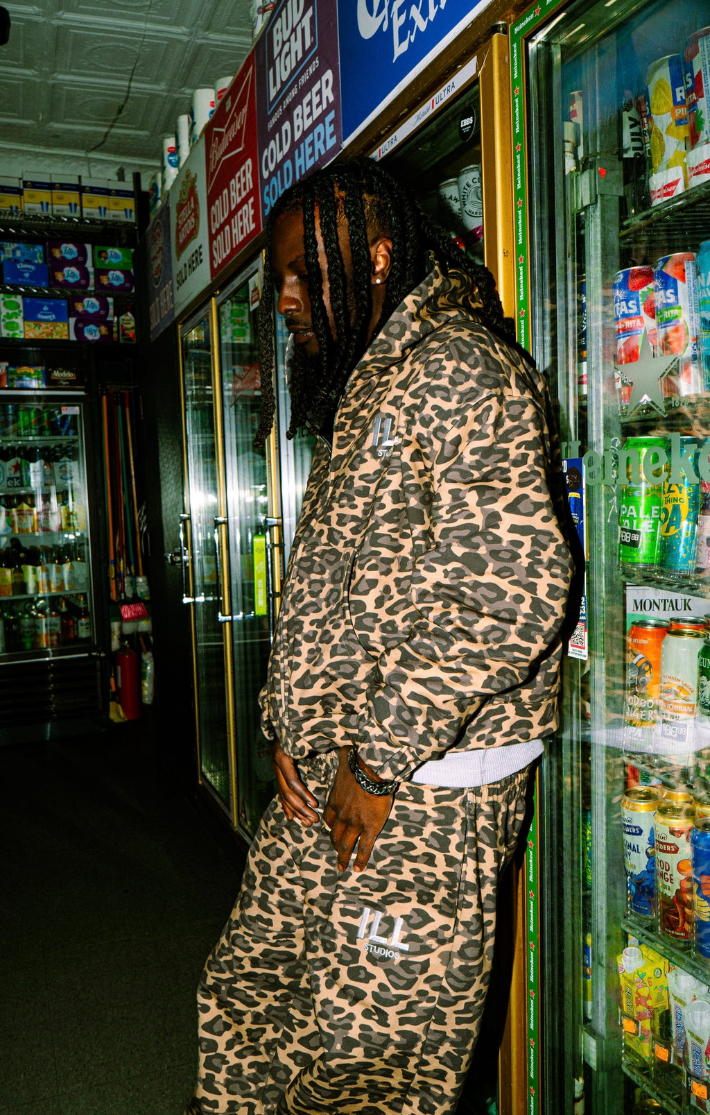 Reversible leopard jacket