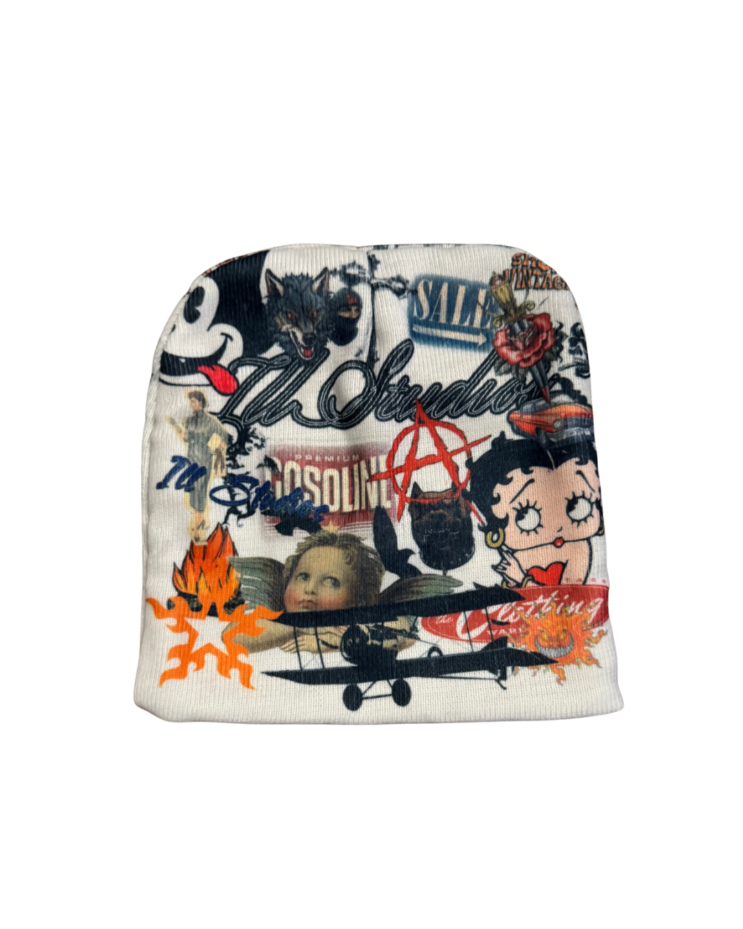 TATTOO BEANIE (WHITE)